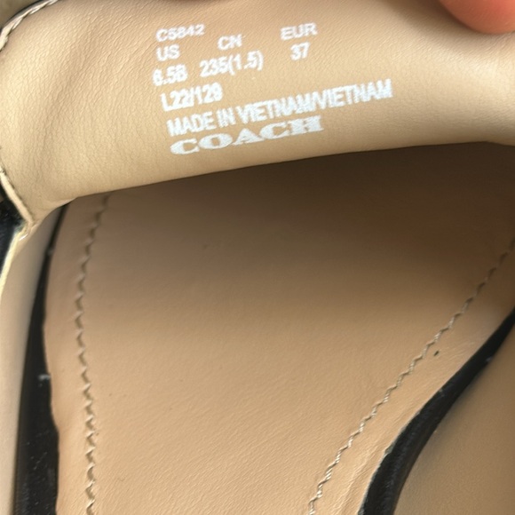 Coach Irene black leather mules - Picture 5 of 10